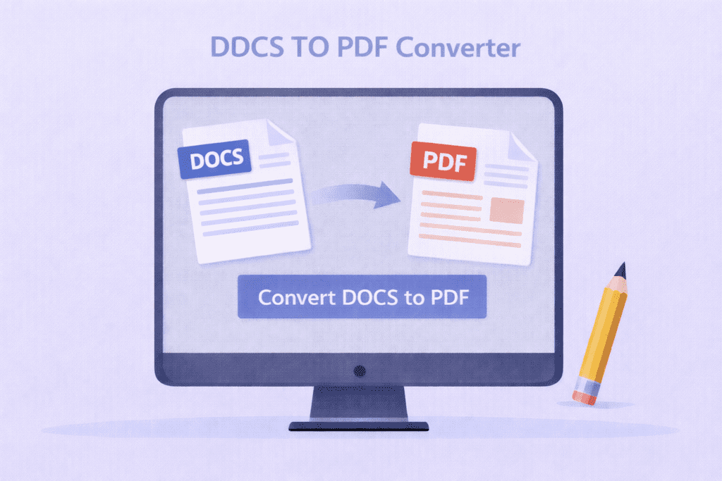 GOOGLE DOCS TO PDF 1 DOCS TO PDF converter showing Word document converting into PDF file
