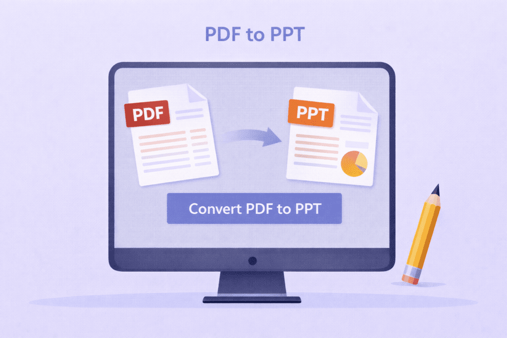 PDF to PPT 1 PDF to PPT converter showing PDF file converted to PowerPoint