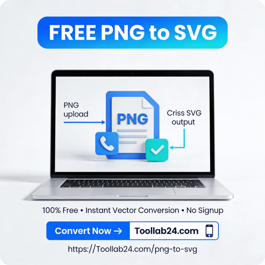 Convert PNG to SVG instantly