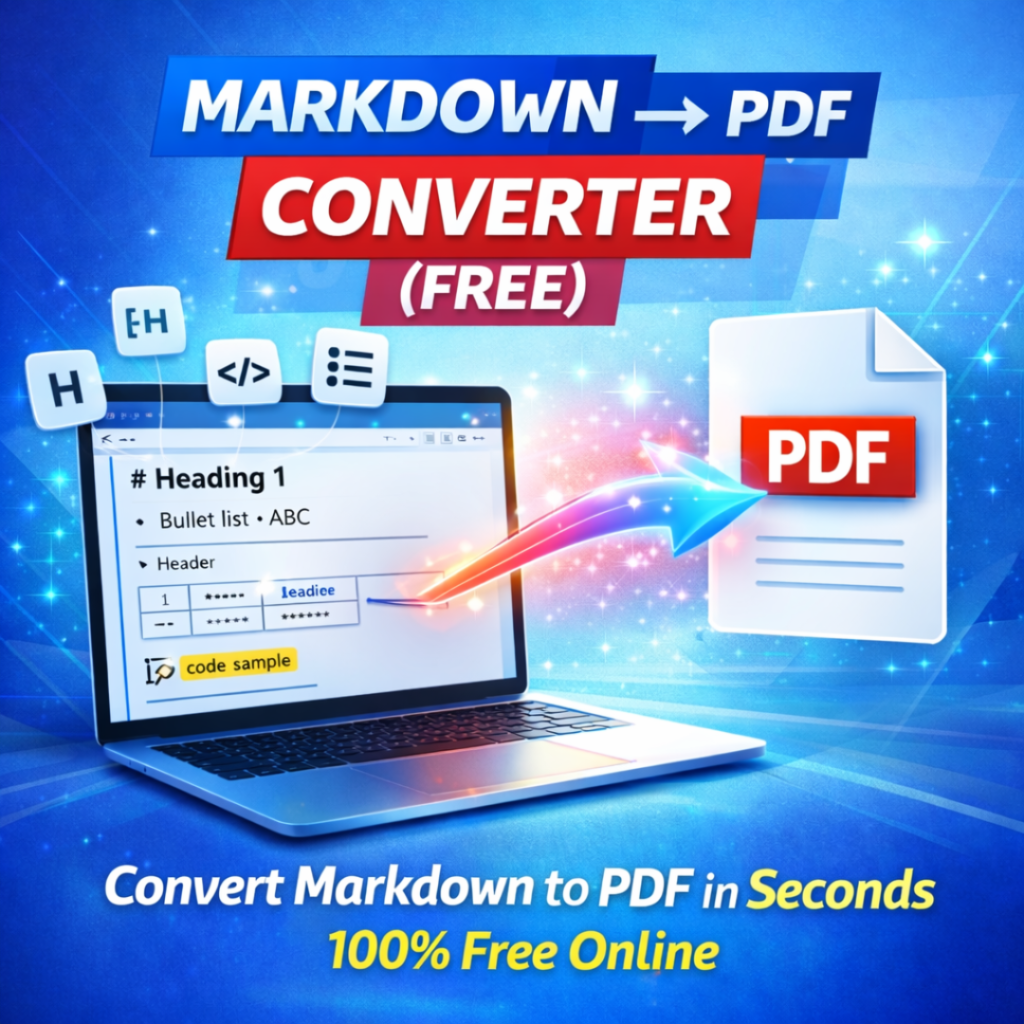 Free online Markdown to PDF converter