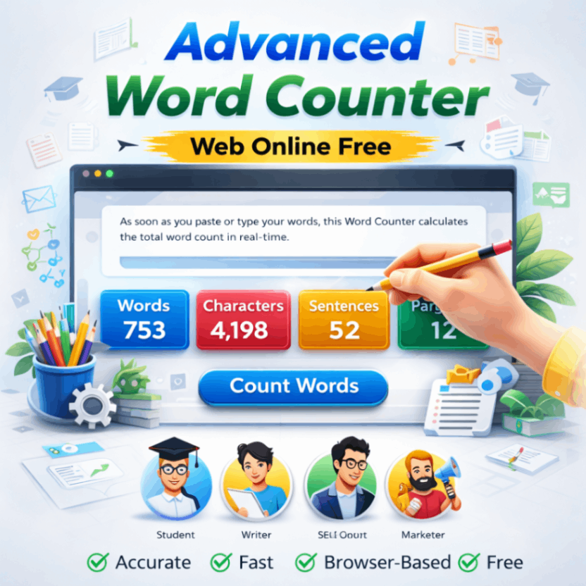 Advanced Word Counter Web Online Free