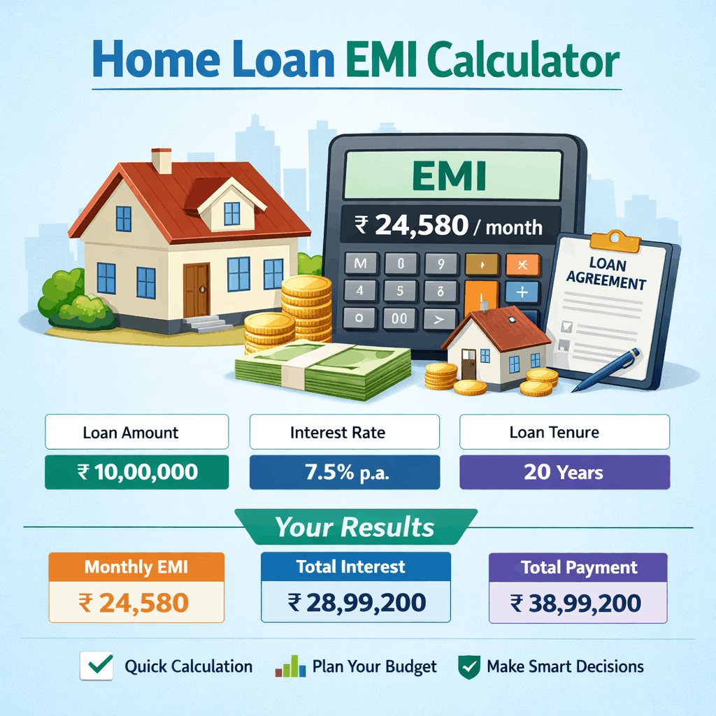 Home Loan EMI Calculator
